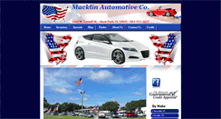 Desktop Screenshot of macklinauto.com